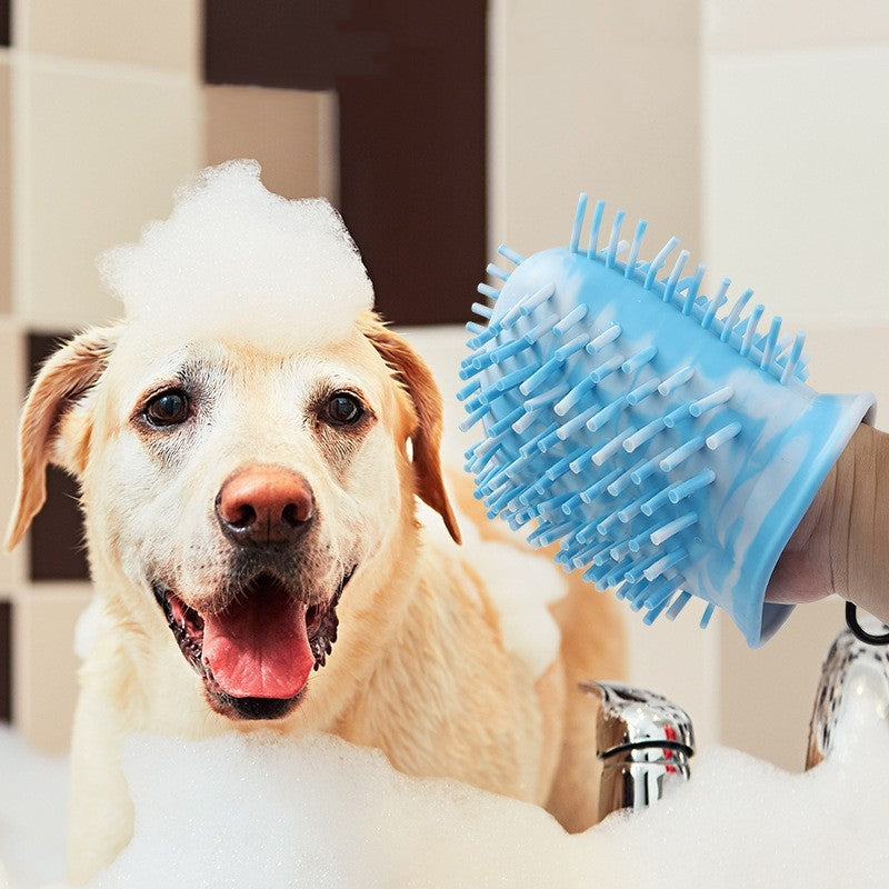 Soft Brush Foot Washer for Easy Pet Paw Cleaning
