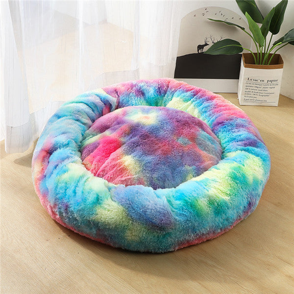 Donut Calming Plush Nest