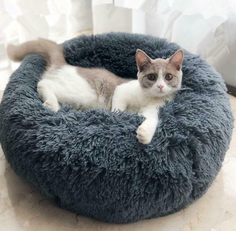 Donut Calming Plush Nest