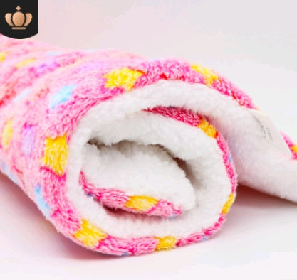 Cute Cat & Dog Fleece Blanket