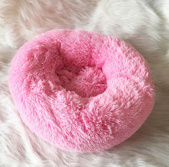 Donut Calming Plush Nest