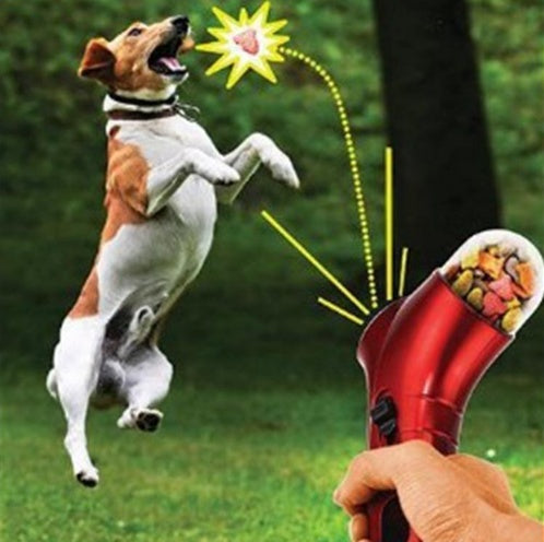 Interactive Pet Food Launcher