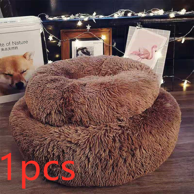 Donut Calming Plush Nest