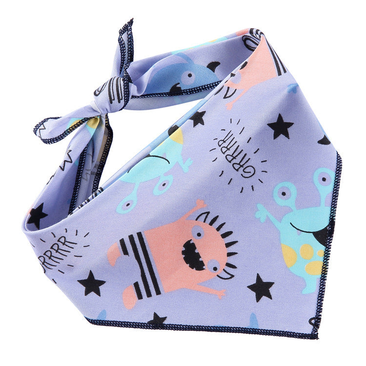 Soft Cotton Adjustable Dog Scarf