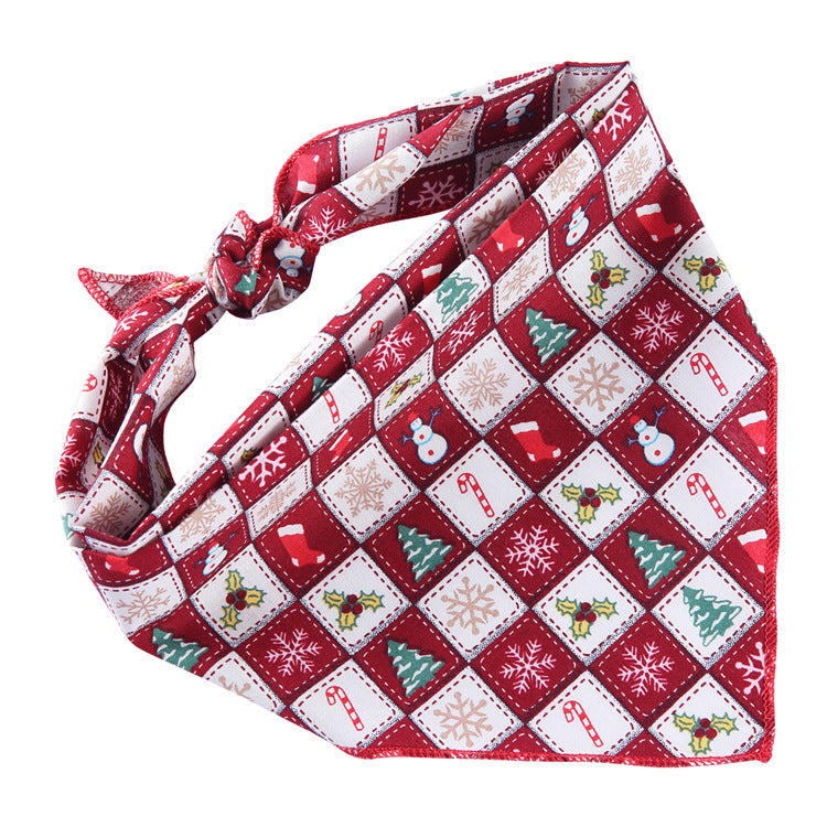 Soft Cotton Adjustable Dog Scarf