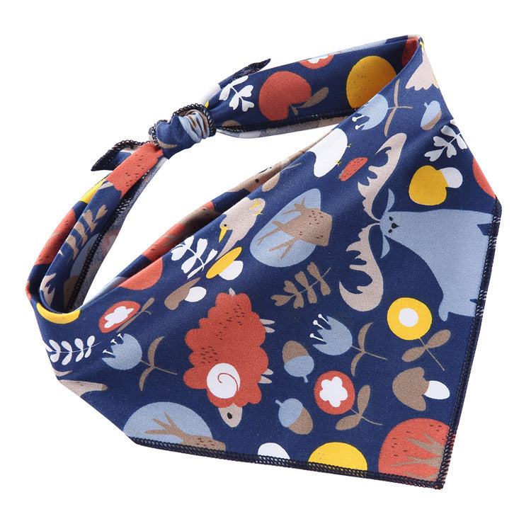 Soft Cotton Adjustable Dog Scarf