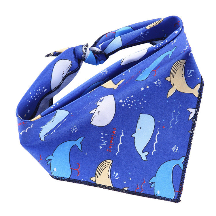 Soft Cotton Adjustable Dog Scarf