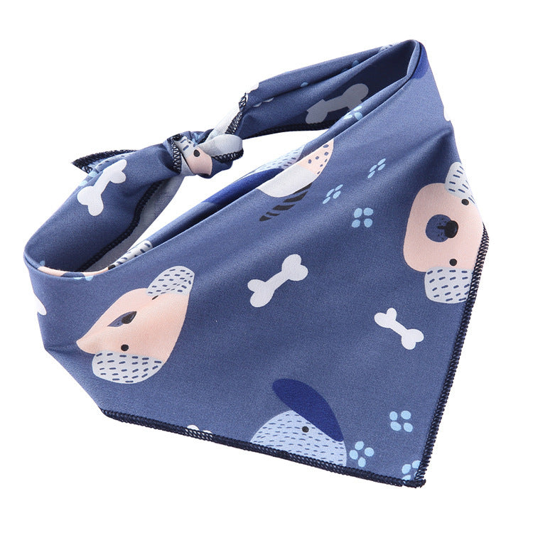 Soft Cotton Adjustable Dog Scarf