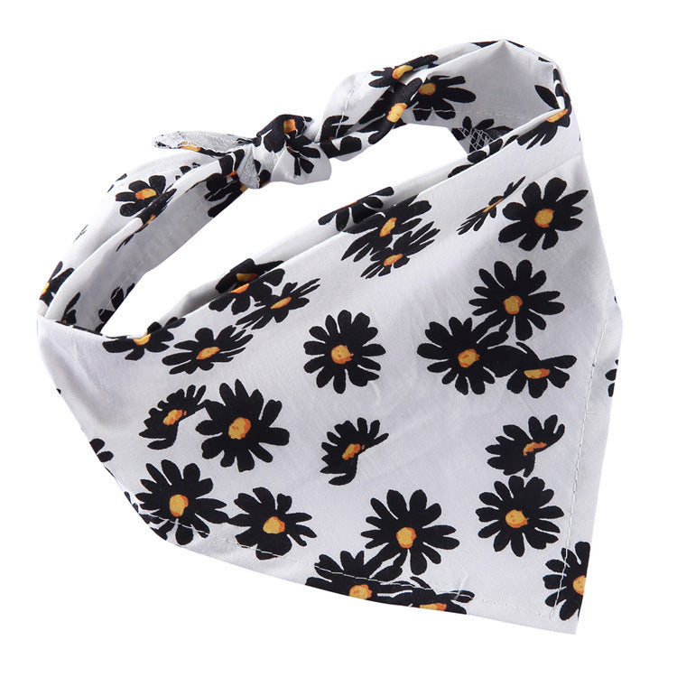 Soft Cotton Adjustable Dog Scarf