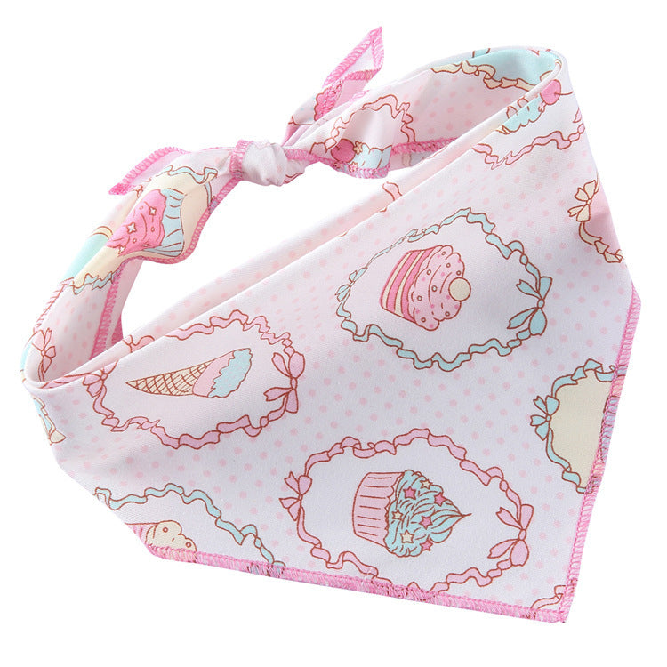 Soft Cotton Adjustable Dog Scarf