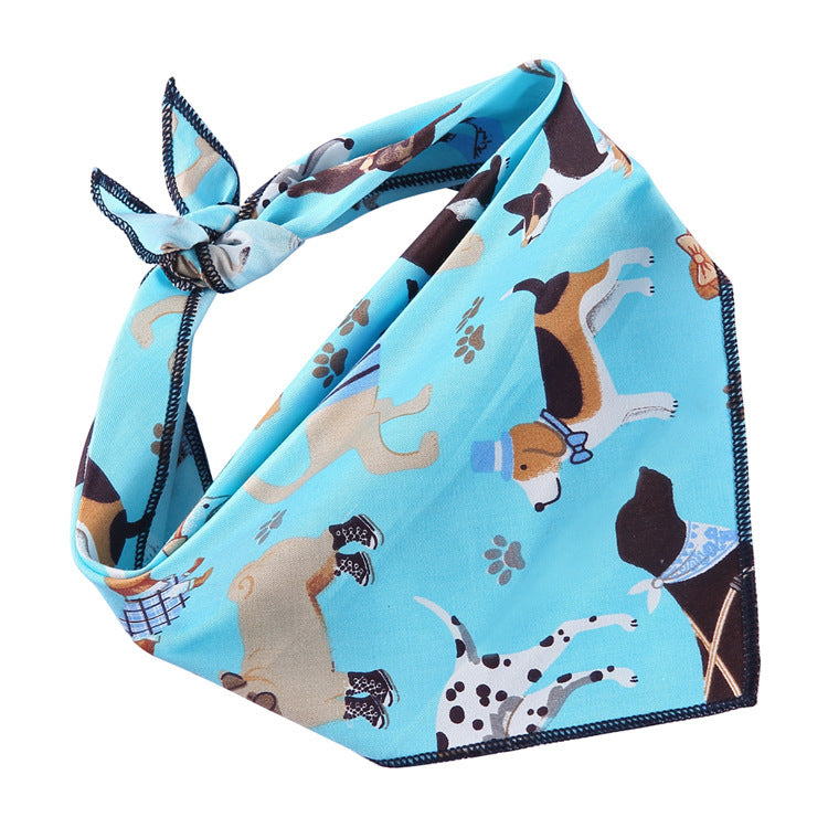 Soft Cotton Adjustable Dog Scarf