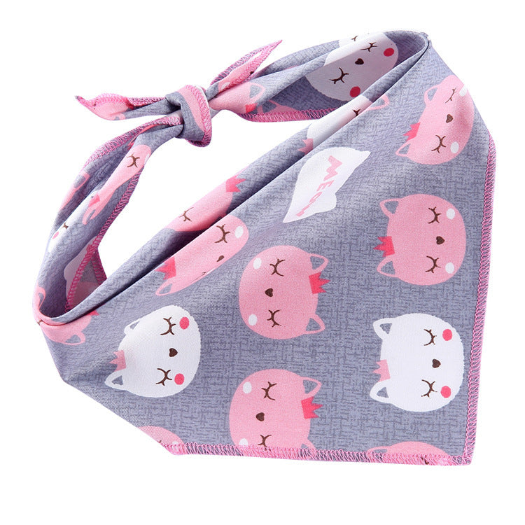 Soft Cotton Adjustable Dog Scarf