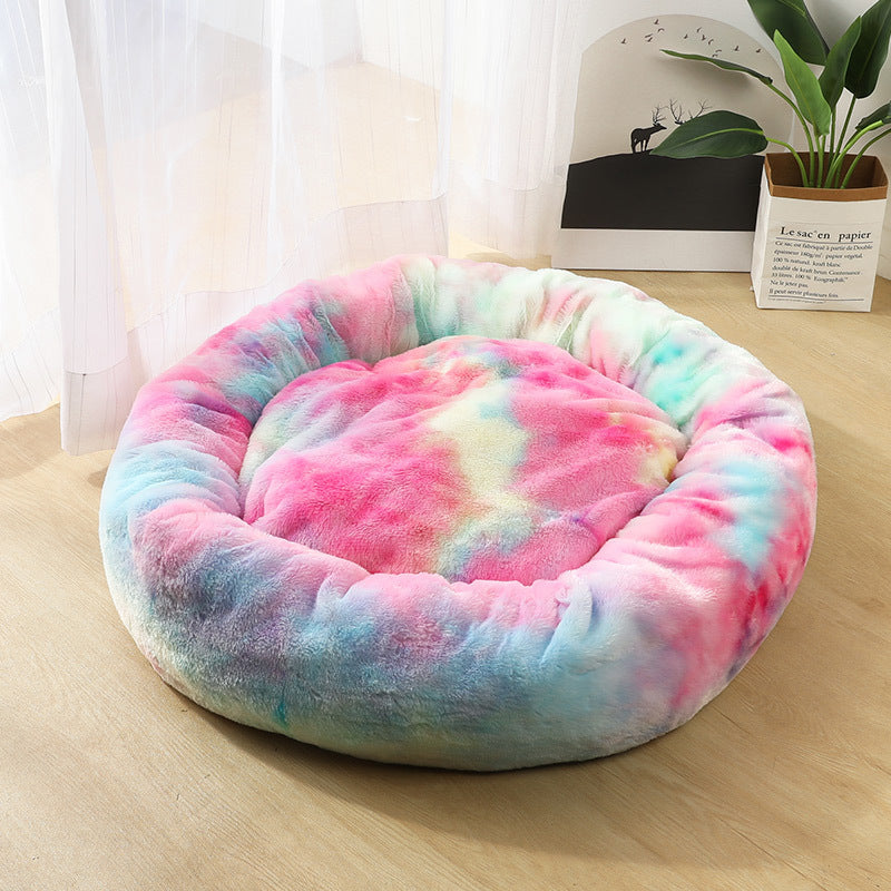 Donut Calming Plush Nest