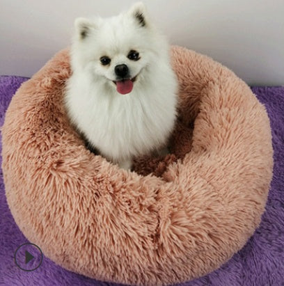 Donut Calming Plush Nest
