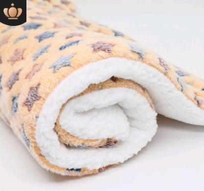 Cute Cat & Dog Fleece Blanket