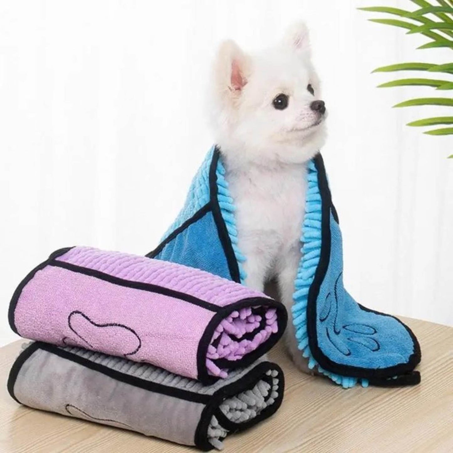 Soft, Absorbent & Durable Pet Bath Towel