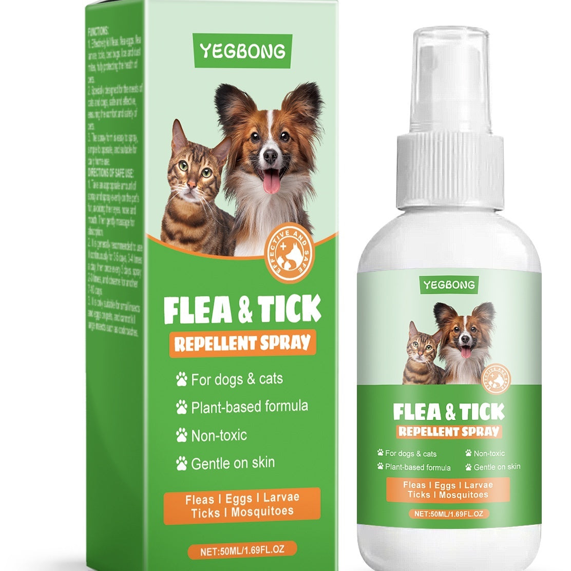 Natural Pest Control for Dogs & Cats
