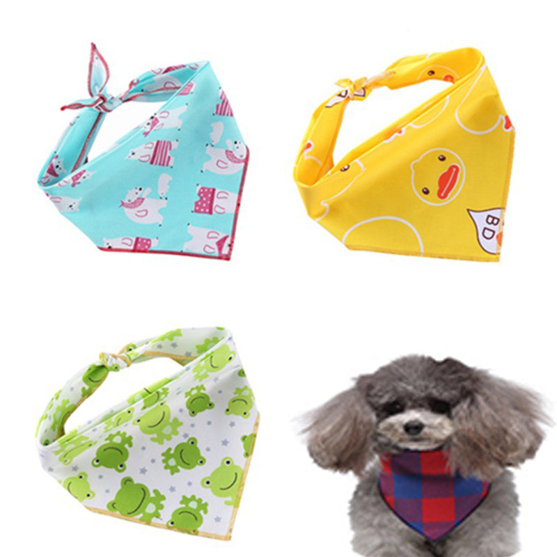Soft Cotton Adjustable Dog Scarf