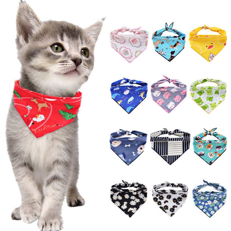 Soft Cotton Adjustable Dog Scarf