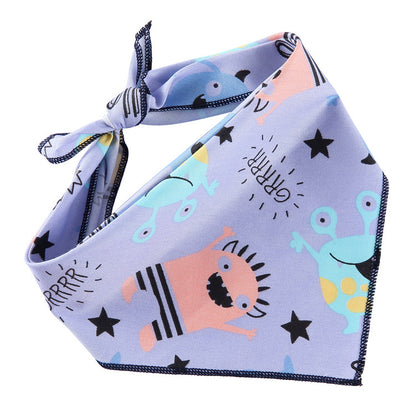 Soft Cotton Adjustable Dog Scarf