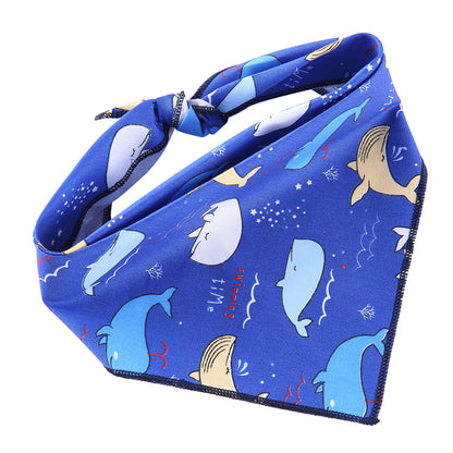 Soft Cotton Adjustable Dog Scarf
