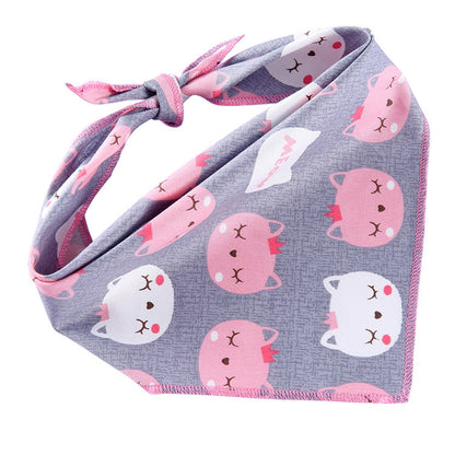 Soft Cotton Adjustable Dog Scarf