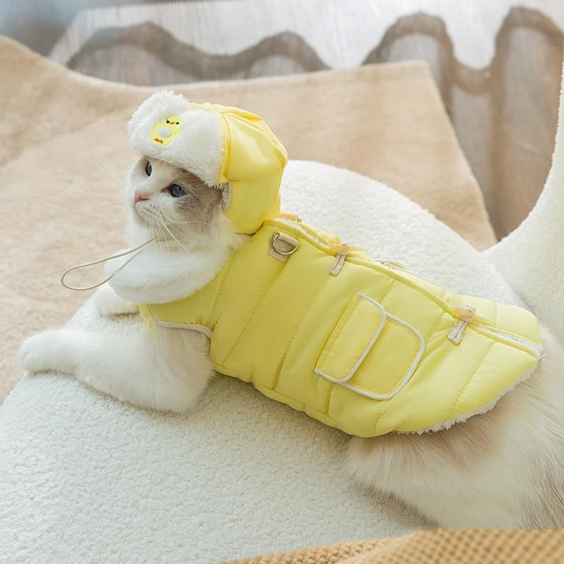 Anti-Lint Warm Jumpsuit