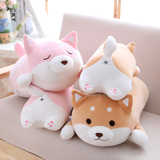 Soft Cartoon Dog Cushion