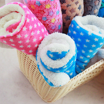 Cute Cat & Dog Fleece Blanket