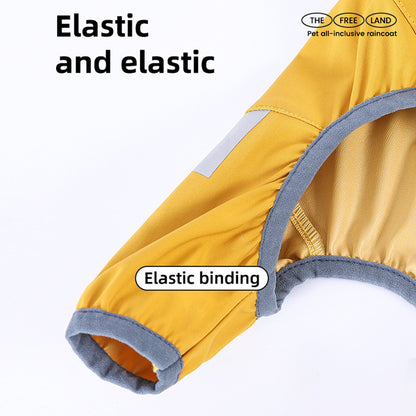 Waterproof Jacket with Hood for Small & Medium Dogs
